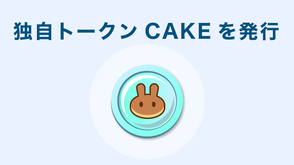 独自トークンであるCAKEを発行している