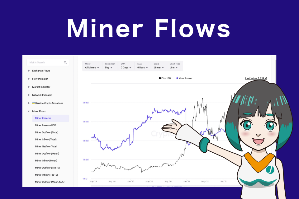 Miner Flows見方/使い方