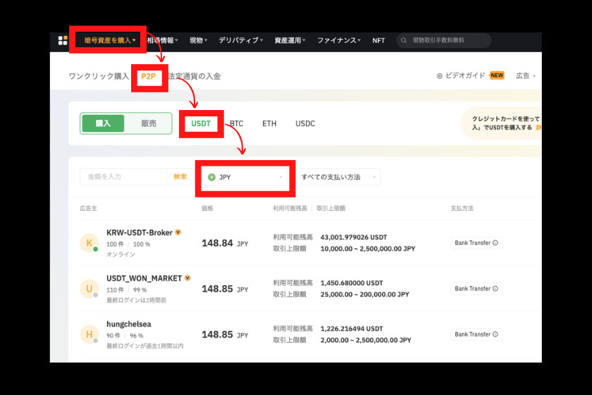画像5：Bybit使い方「入金3」