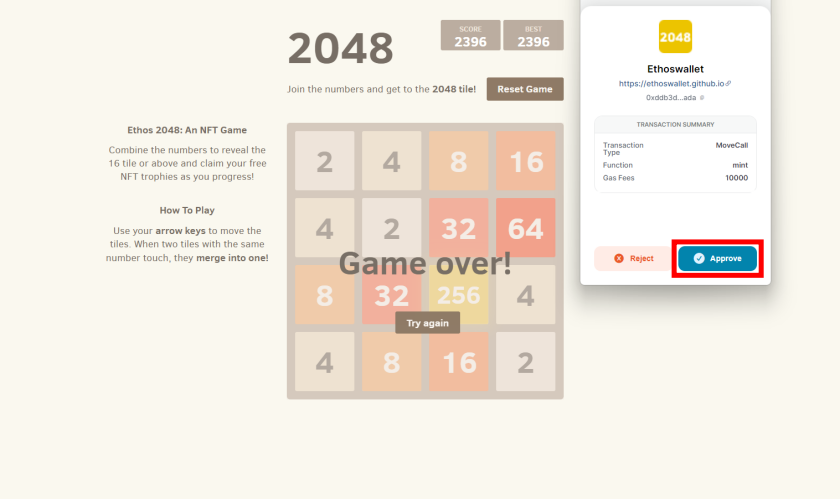 2048ゲーム5