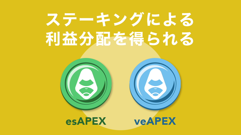 ステーキングによる利益分配を得られる