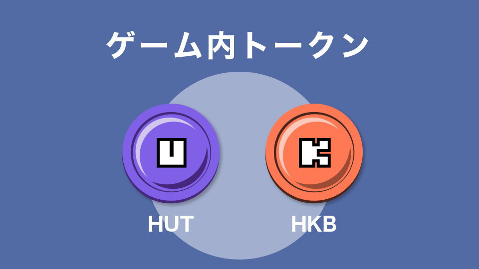 ゲーム内トークン(HUT、HKB)について