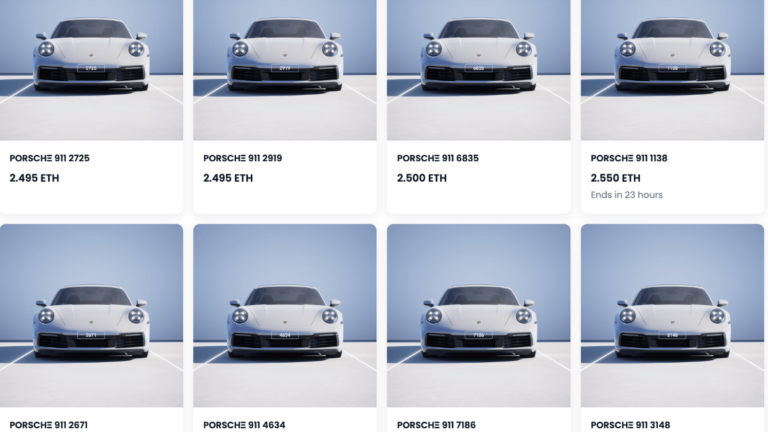 ポルシェ（PORSCHE）NFTオープンシー（OpenSea）画像