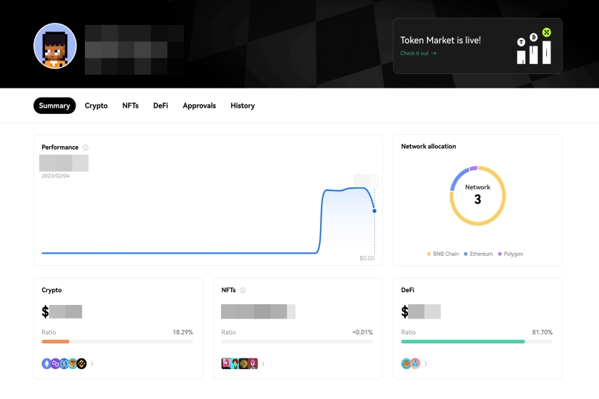 OKX Web3 Wallet「Dashboard」