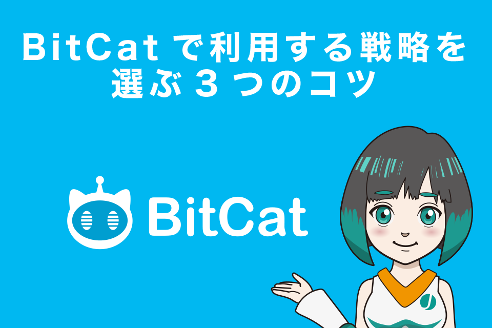 BitCatで利用する戦略（ストラテジー）を選ぶ3つのコツ