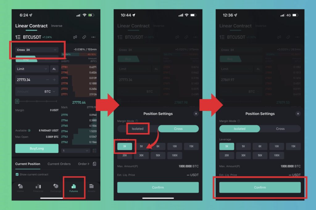 【CoinEx先物取引】　取引のやり方1