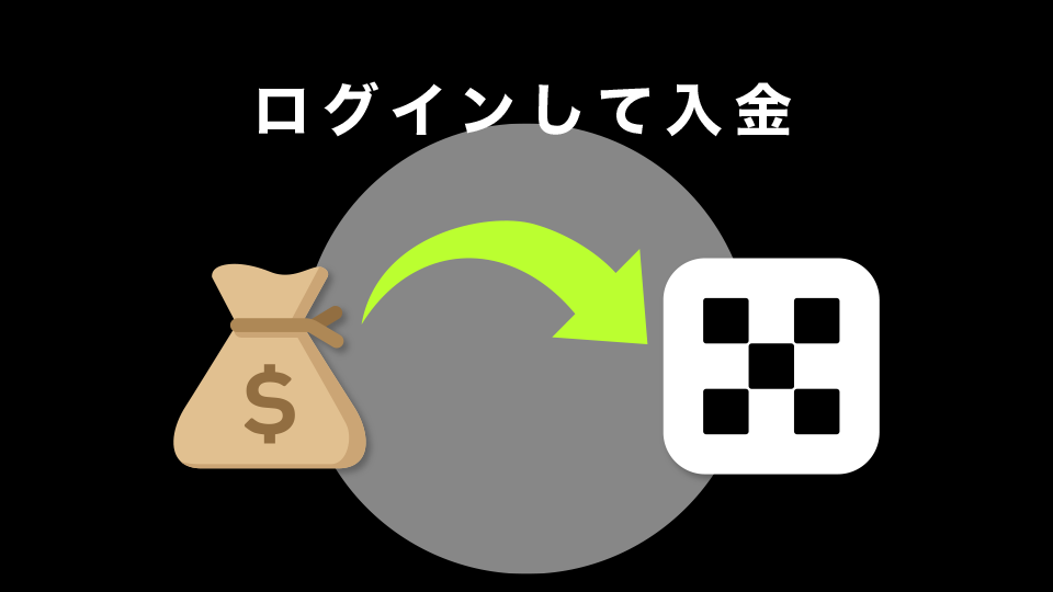 STEP2:ログインし入金