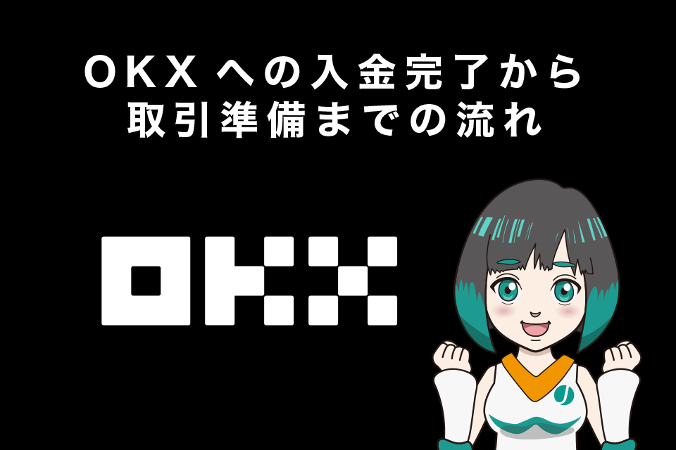 OKXへの入金完了から取引準備までの流れ