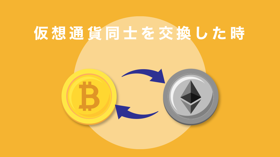 Bybitで仮想通貨同士を両替（交換）した場合