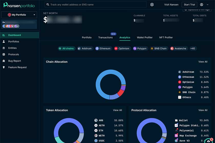 Nansen使い方「Portfolio分析」