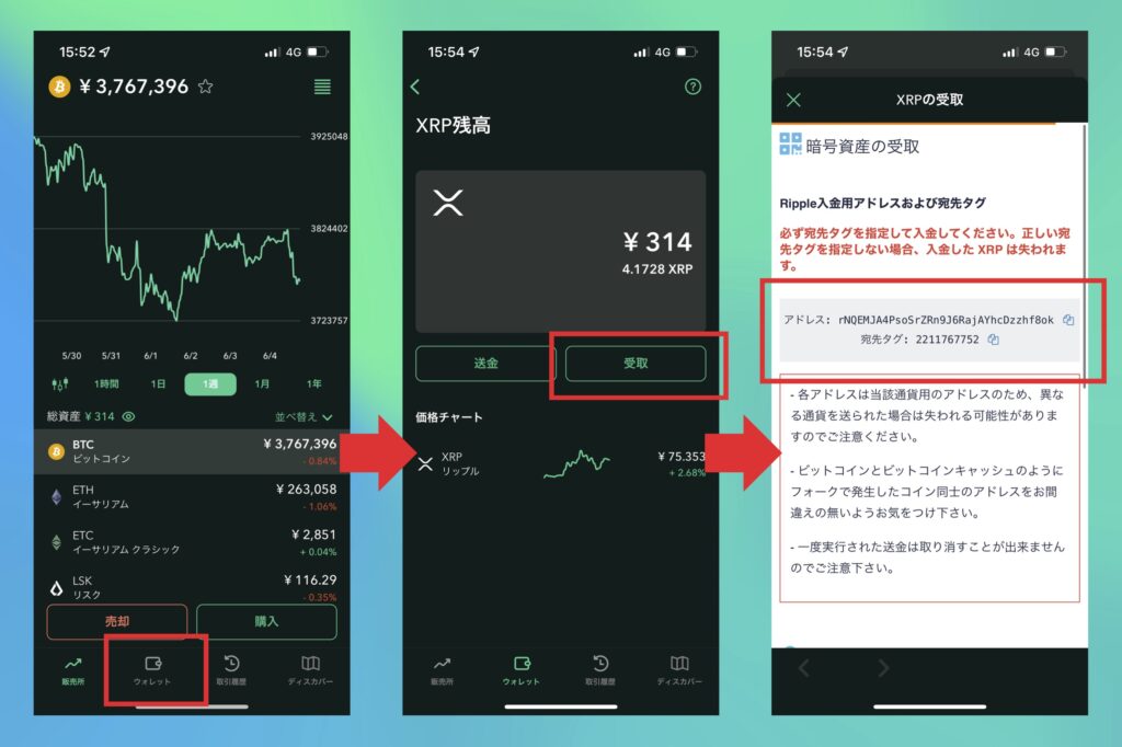 Gate.io　使い方　出金する方法1