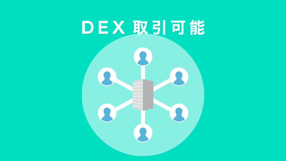 DEX取引可能