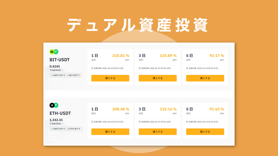 デュアル資産投資