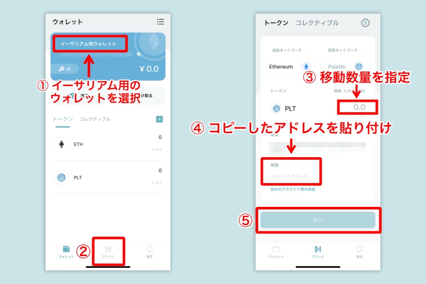 THE LAND〜エルフの森〜「パレットチェーンにPLTを移動する2」