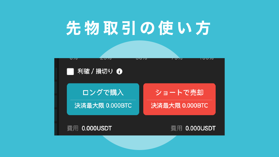 Bitgetの先物取引の使い方