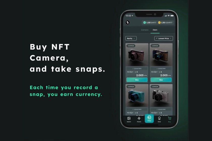 SNPIT「ゲームプレイにはカメラNFTが必要」