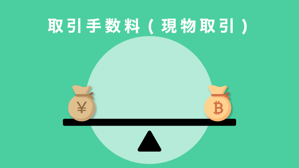 現物取引の取引手数料