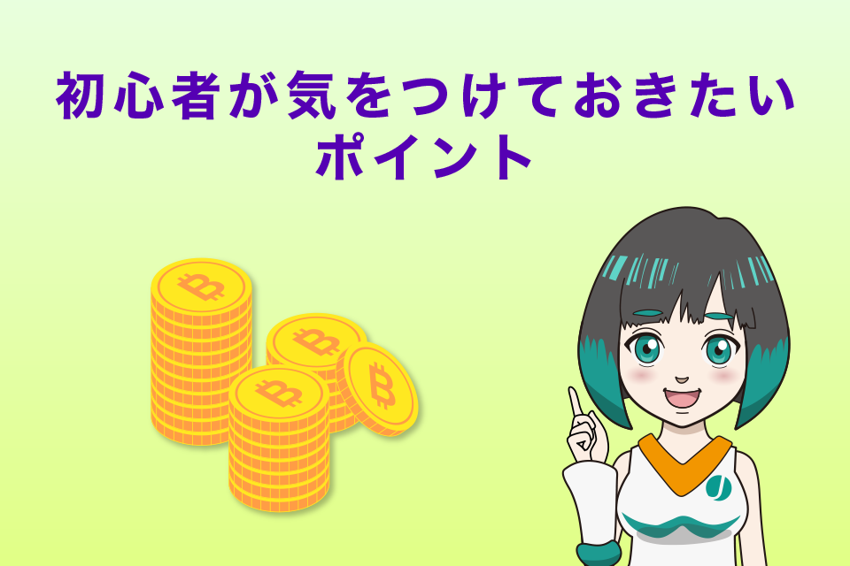 初心者がビットコインを購入するときに気をつけておきたいポイント