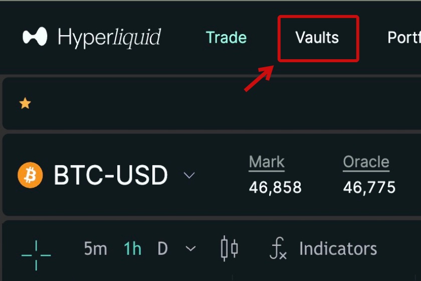 Hyperliquid「Vaultsで流動性を提供する方法1」