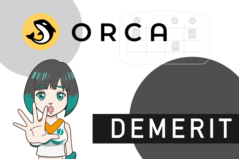 Orca（オルカ）のデメリット