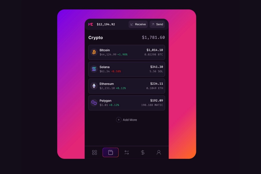 Magic Eden Wallet「簡略化されたトークンの送受信」