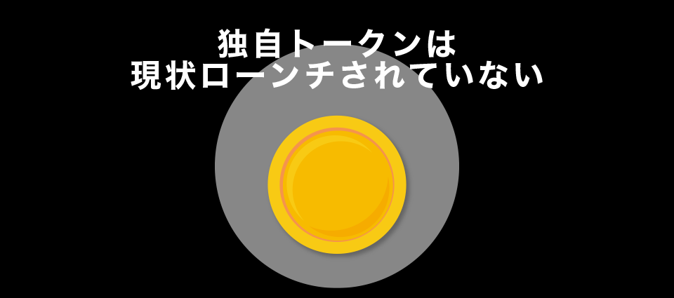 独自トークンは現状ローンチされていない