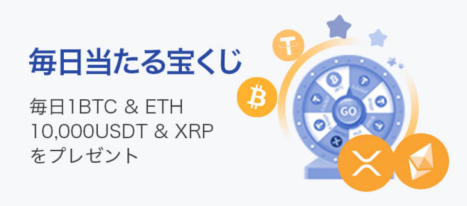 毎日当たる宝くじ｜一等1BTC