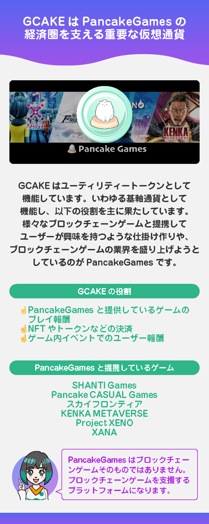 PancakeGamesのユーティリティトークン