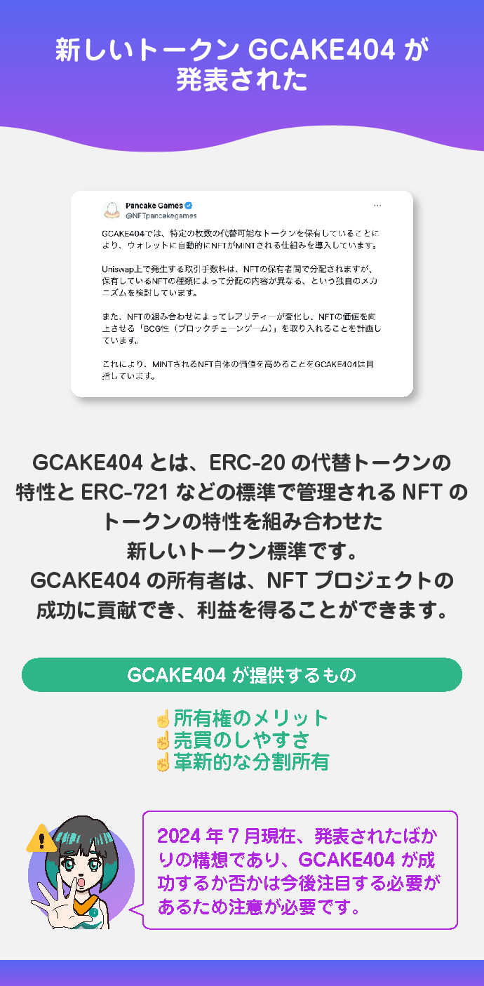 新たな構想である「GCAKE404」の成功