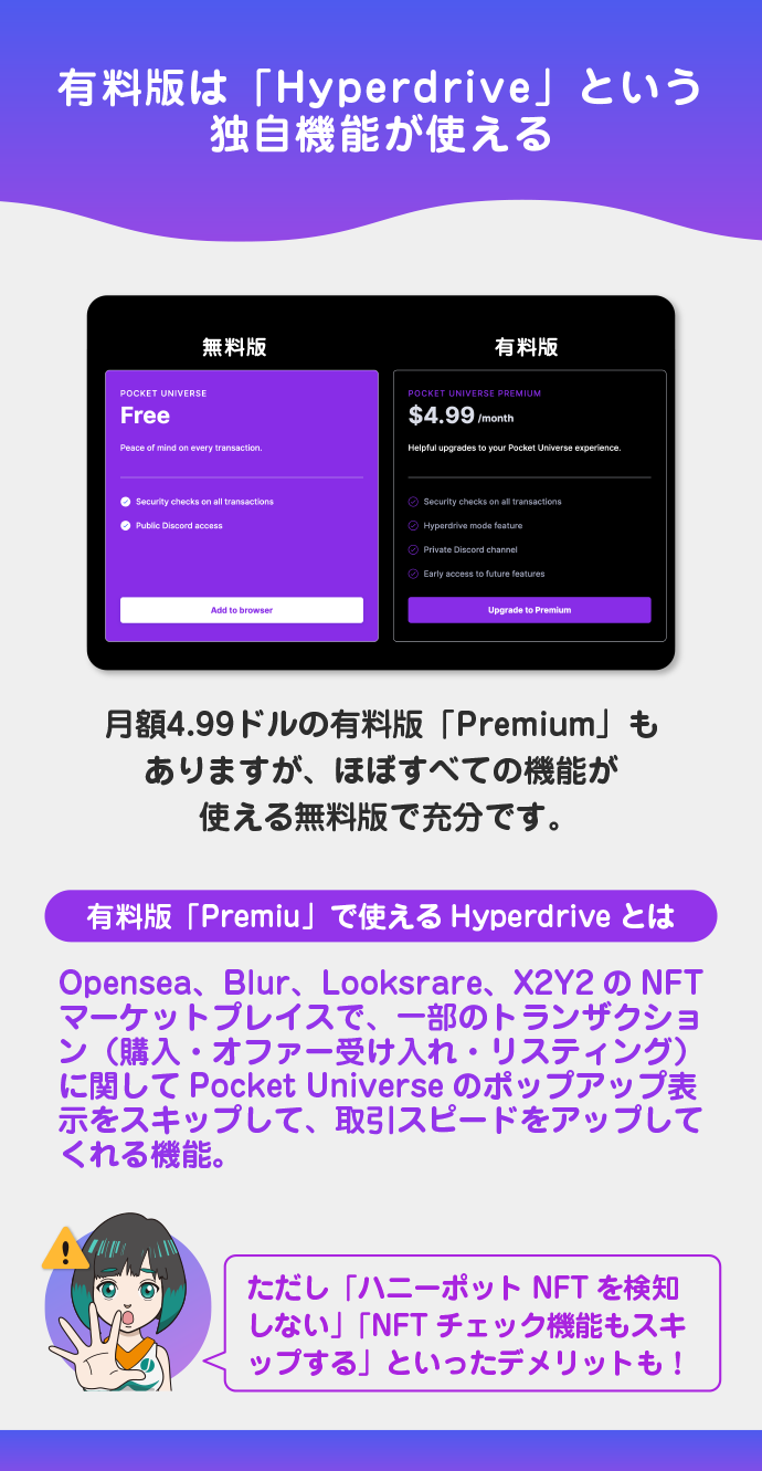 無料版と有料版の違い