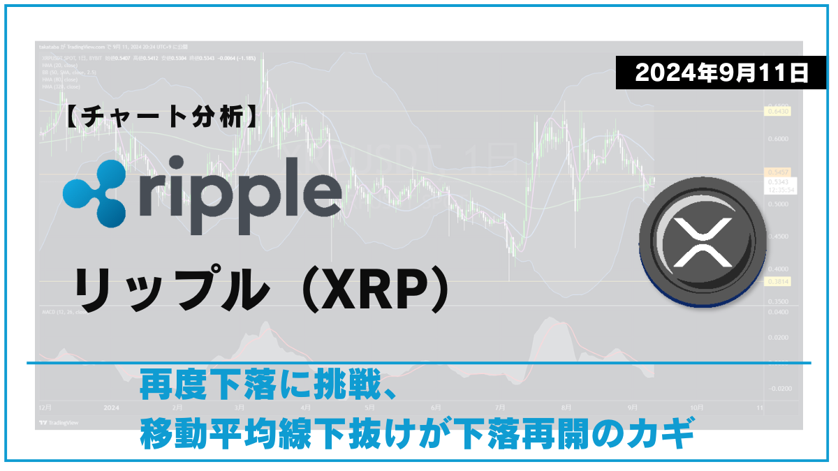 XRP相場分析-2024-09-11