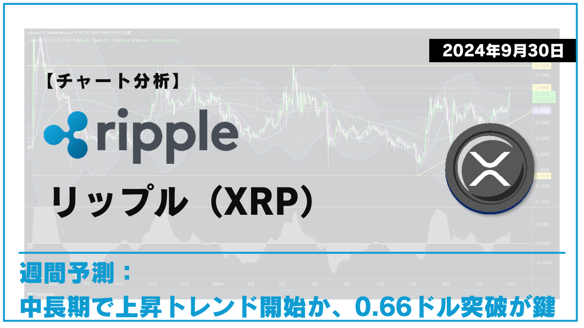 XRP相場分析-2024-09-30