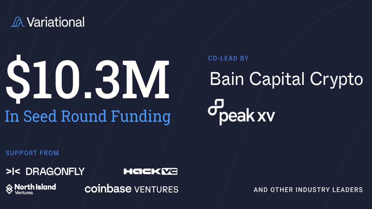 Variational、Coinbaseなどから1,030万ドルの資金調達を完了