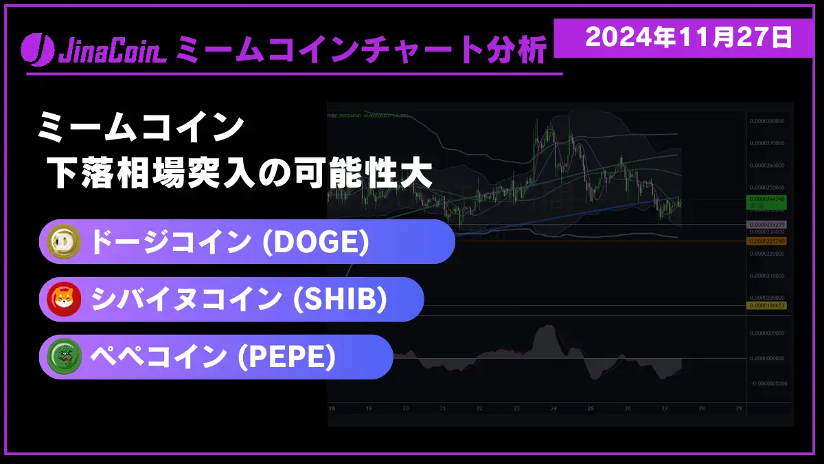 ミームコインチャート分析-2024-11-27