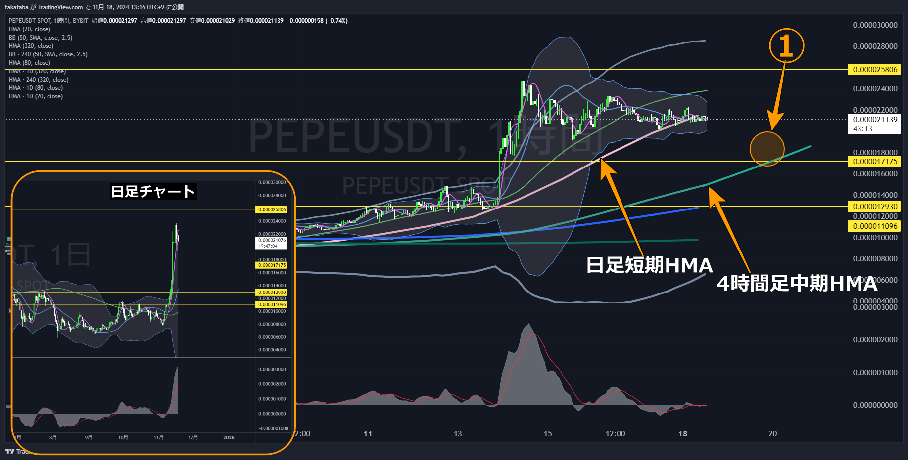 PEPEUSDT1時間足-2024-11-18