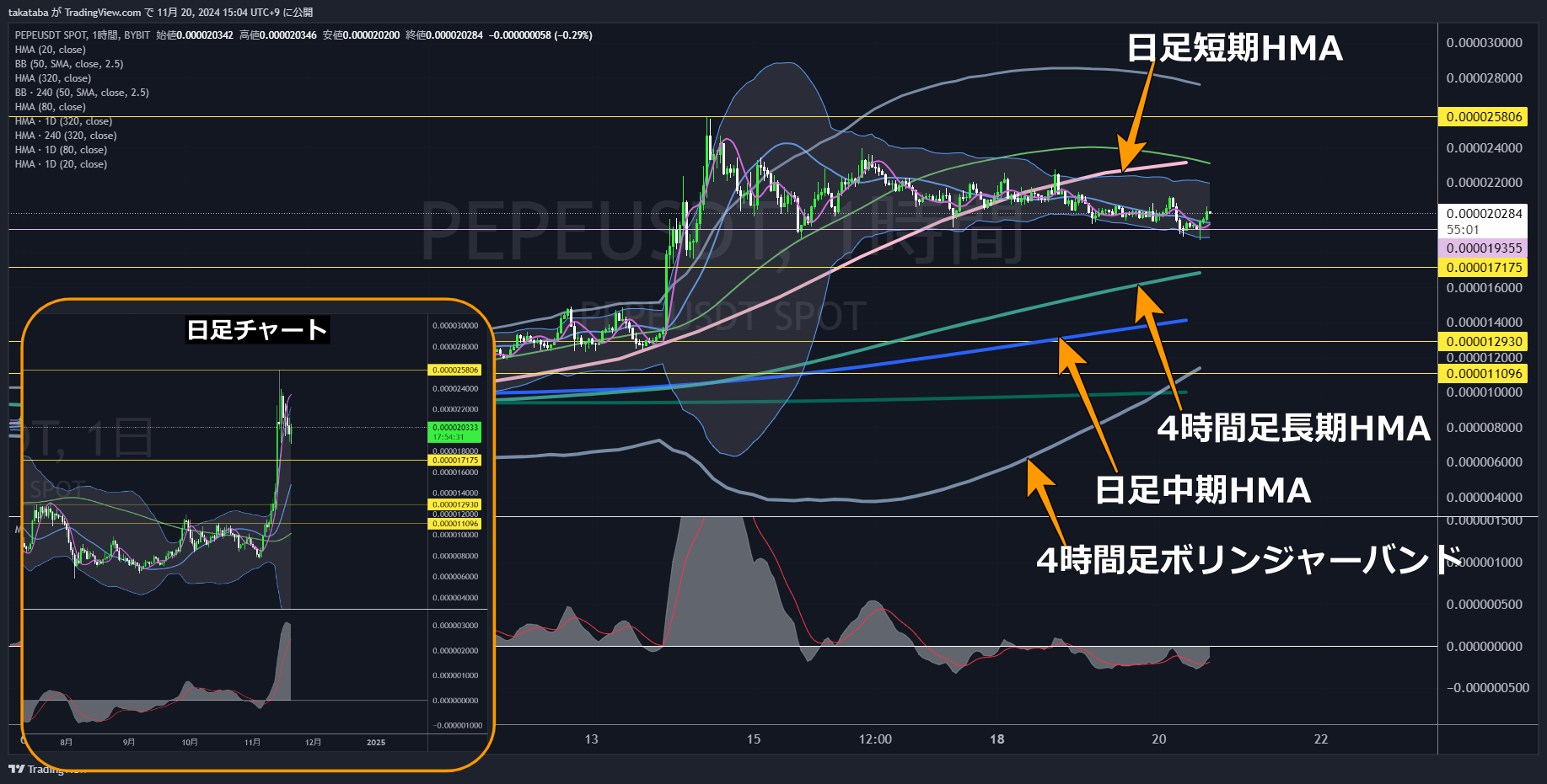 PEPEUSDT1時間足-2024-11-20