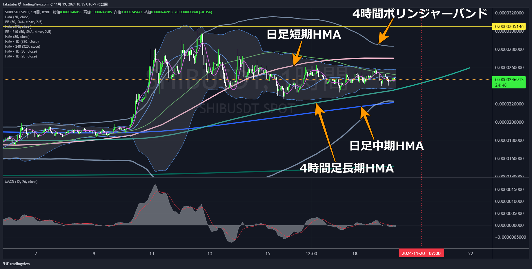 SHIBUSDT1時間足-2024-11-19