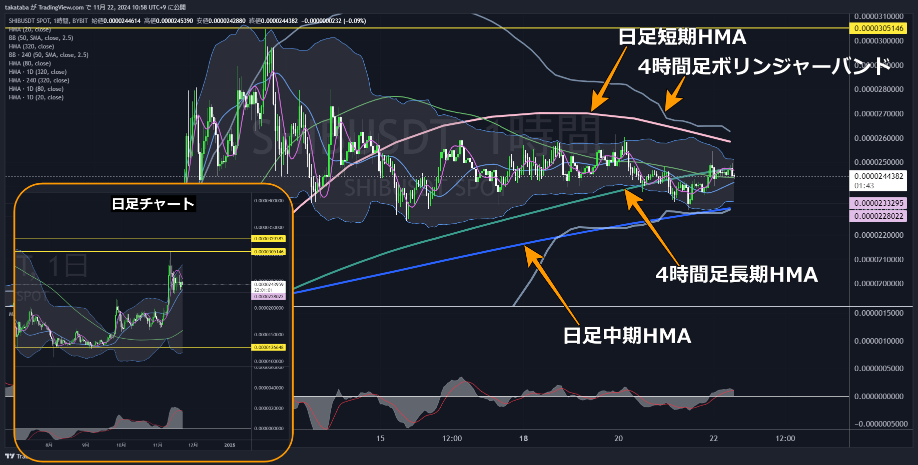 SHIBUSDT1時間足-2024-11-22