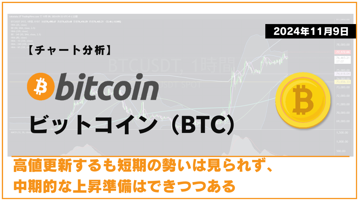 BTC相場分析-2024-11-09