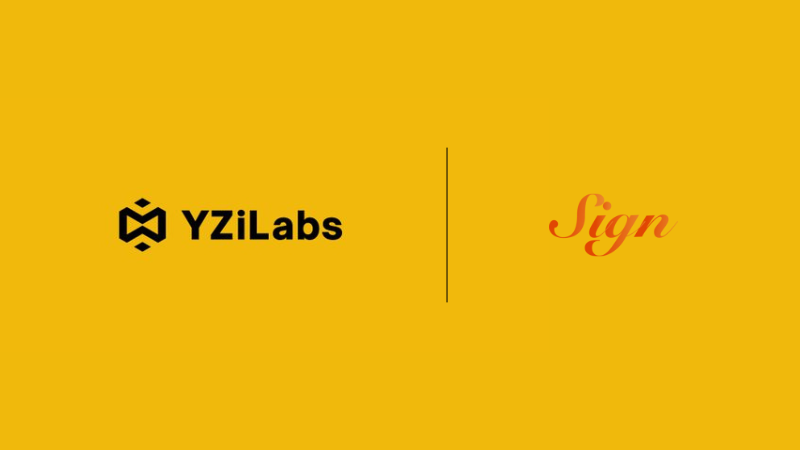 YZi Labs（旧Binance Labs）、オンチェーンインフラ「Sign」への投資を発表