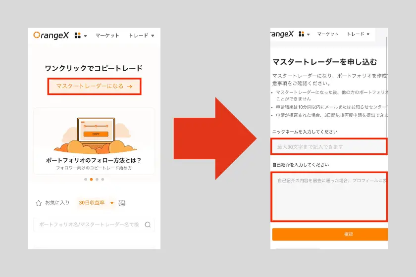 画像17：OrangX コピートレード「マスタートレーダーになる方法」