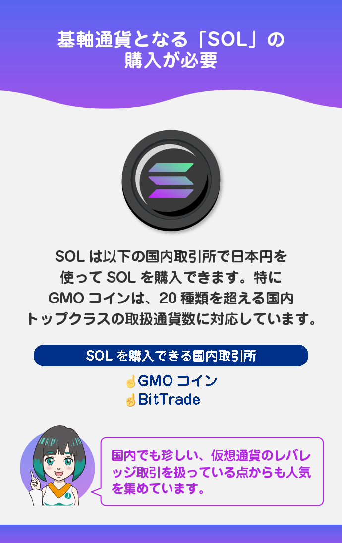 仮想通貨SOLの購入