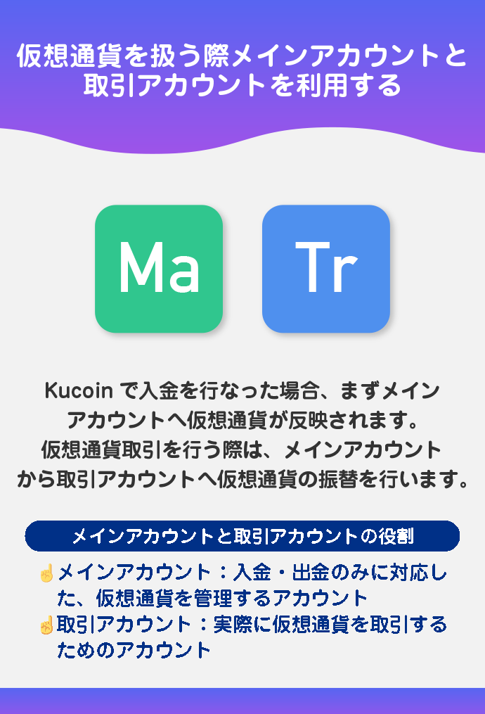 メインアカウントと取引アカウントの違いを理解する