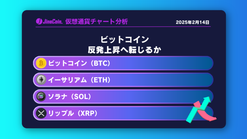 ビットコイン、反発上昇へ転じるか