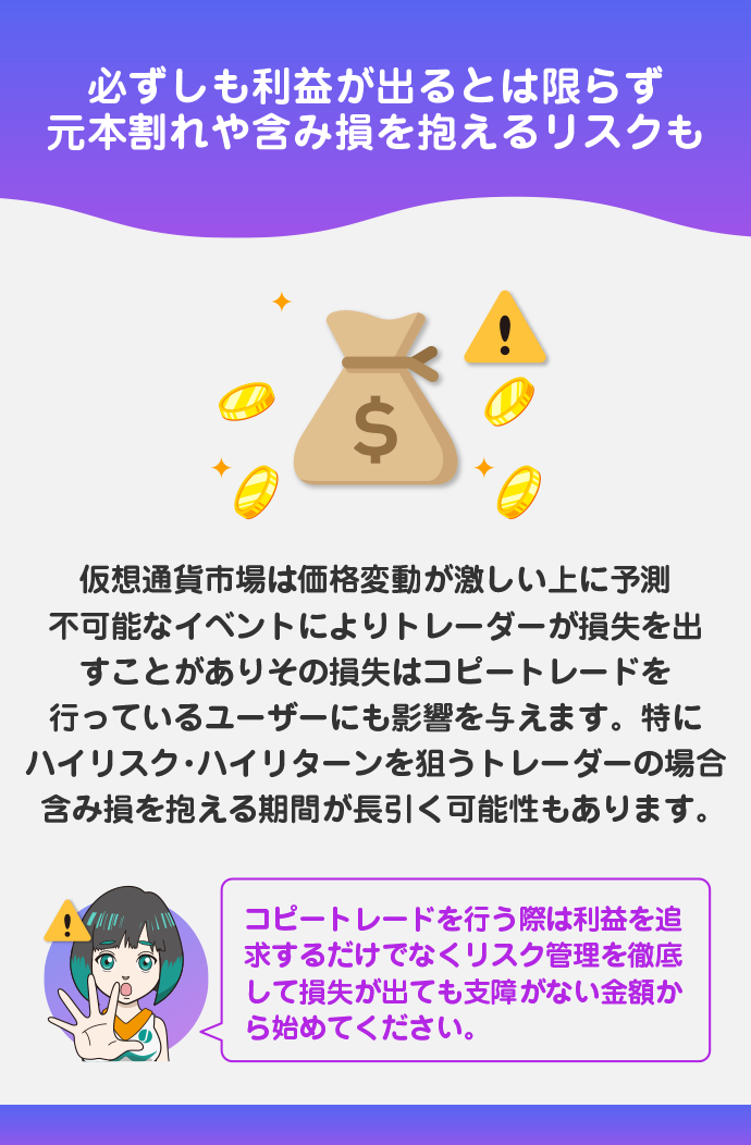 必ずしも利益が出るとは限らない