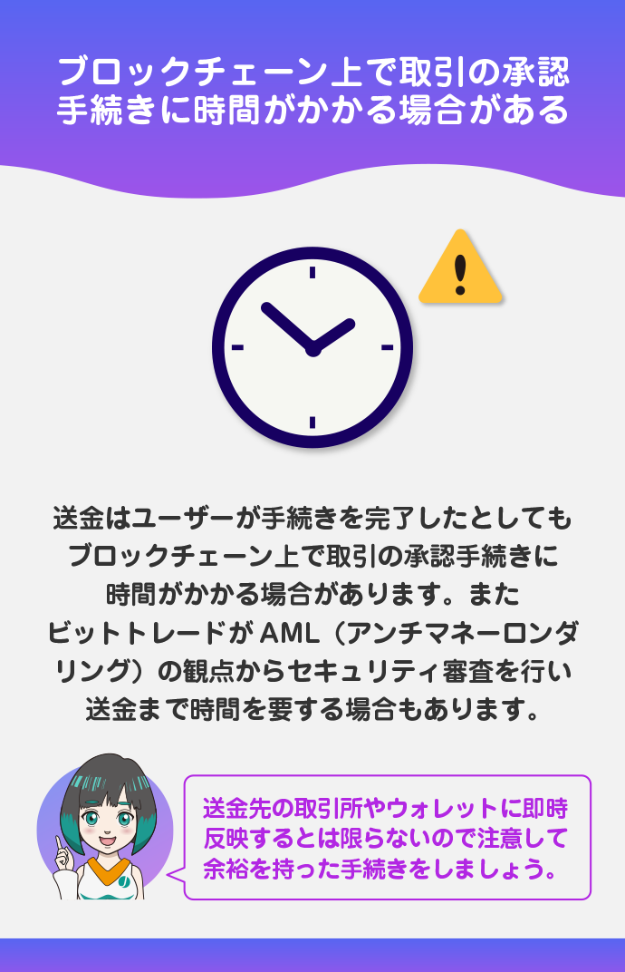 即時反映するとは限らない