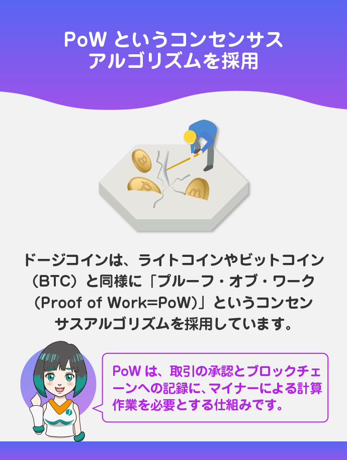 コンセンサス・アルゴリズムはPoW
