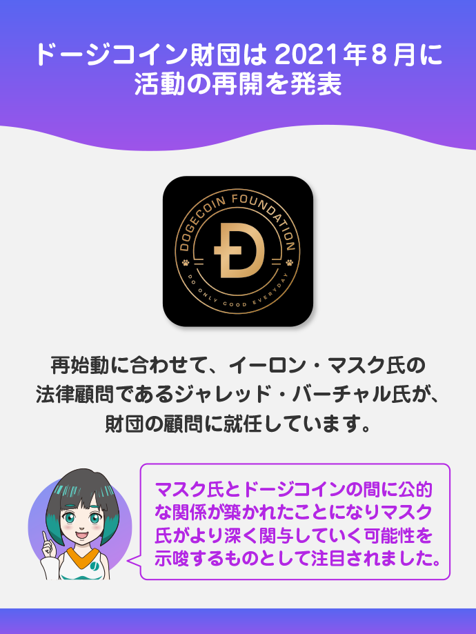 ドージコイン財団とマスク氏の関係