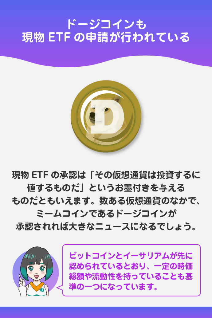 ドージコイン現物ETFの行方