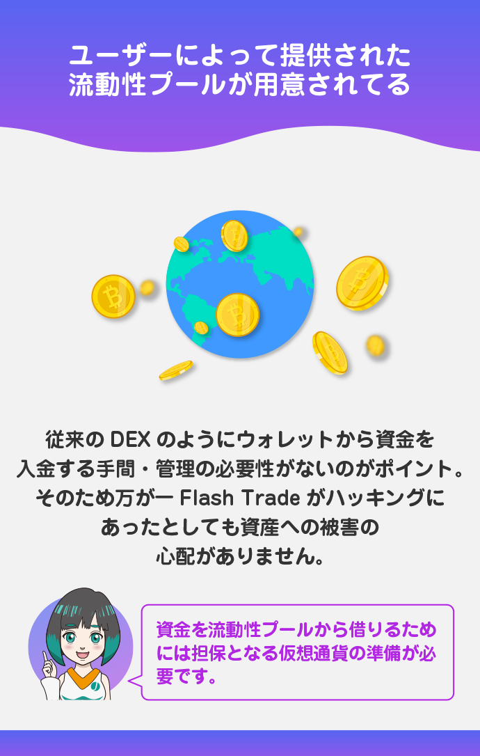 資金を借り入れて取引を進められる